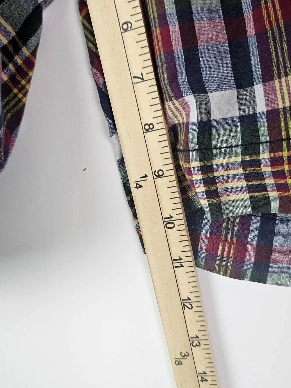 Polo Ralph Lauren Shorts Indian Madras Patchwork Check Tartan Preppy Mens 40